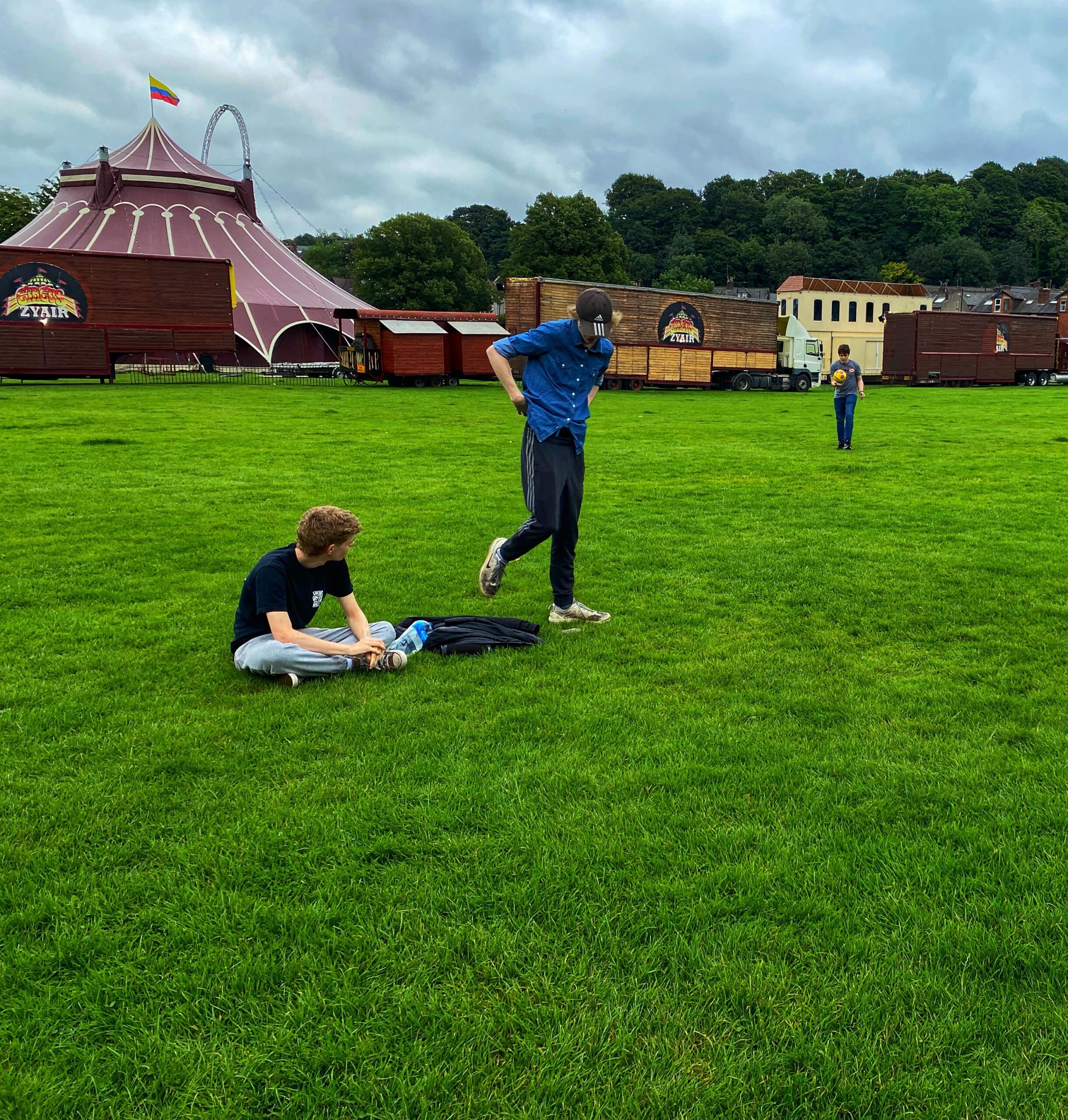Football with friends