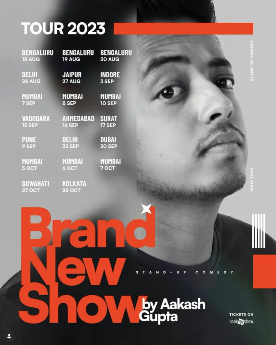 Brand New Show tour poster