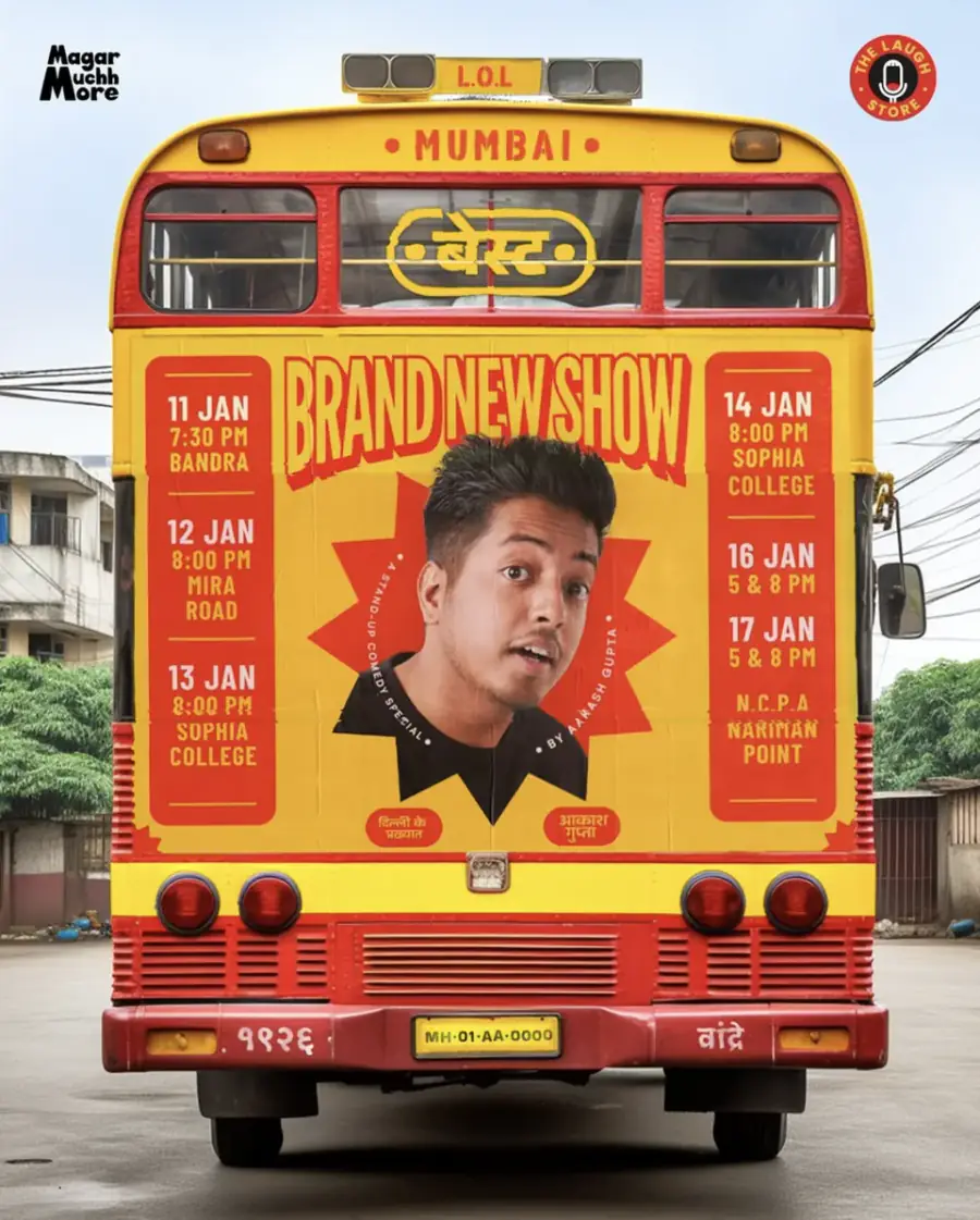 Mumbai bus show poster