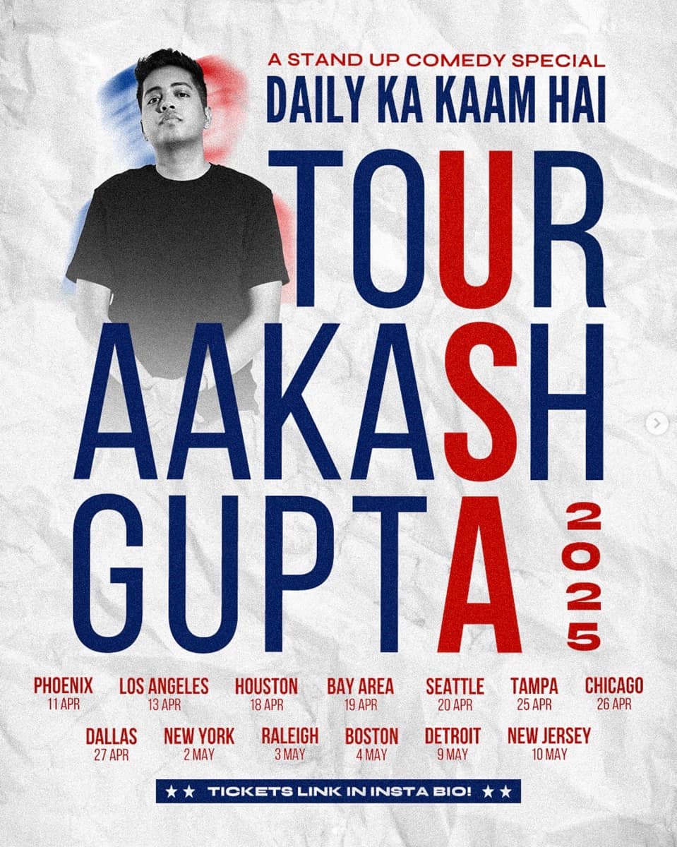 USA tour poster
