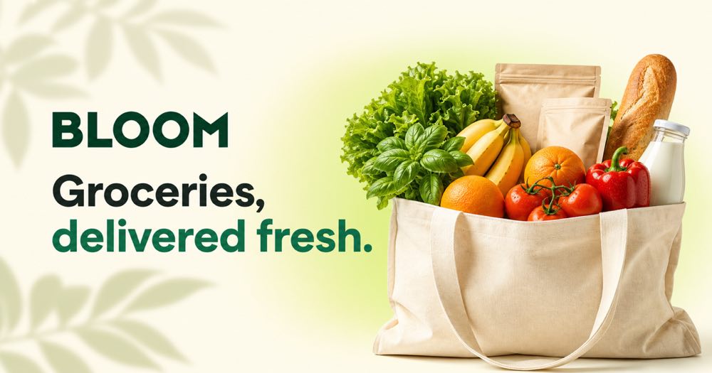 BLOOM Ghana online grocery storefront